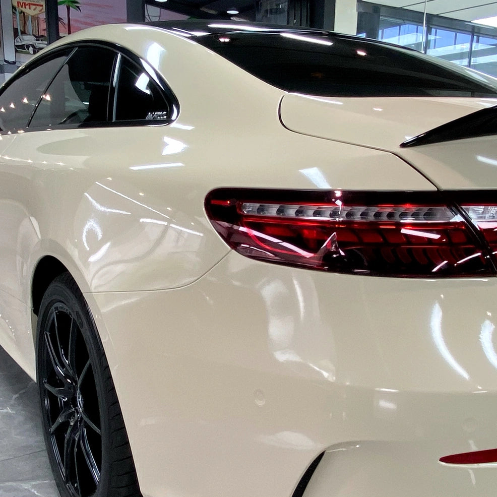 Crystal Khaki Milan Car Vinyl Wrap