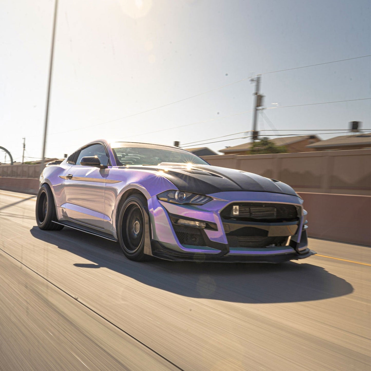 Candy Metallic Gray Purple Color Paint Protection Film (PPF)