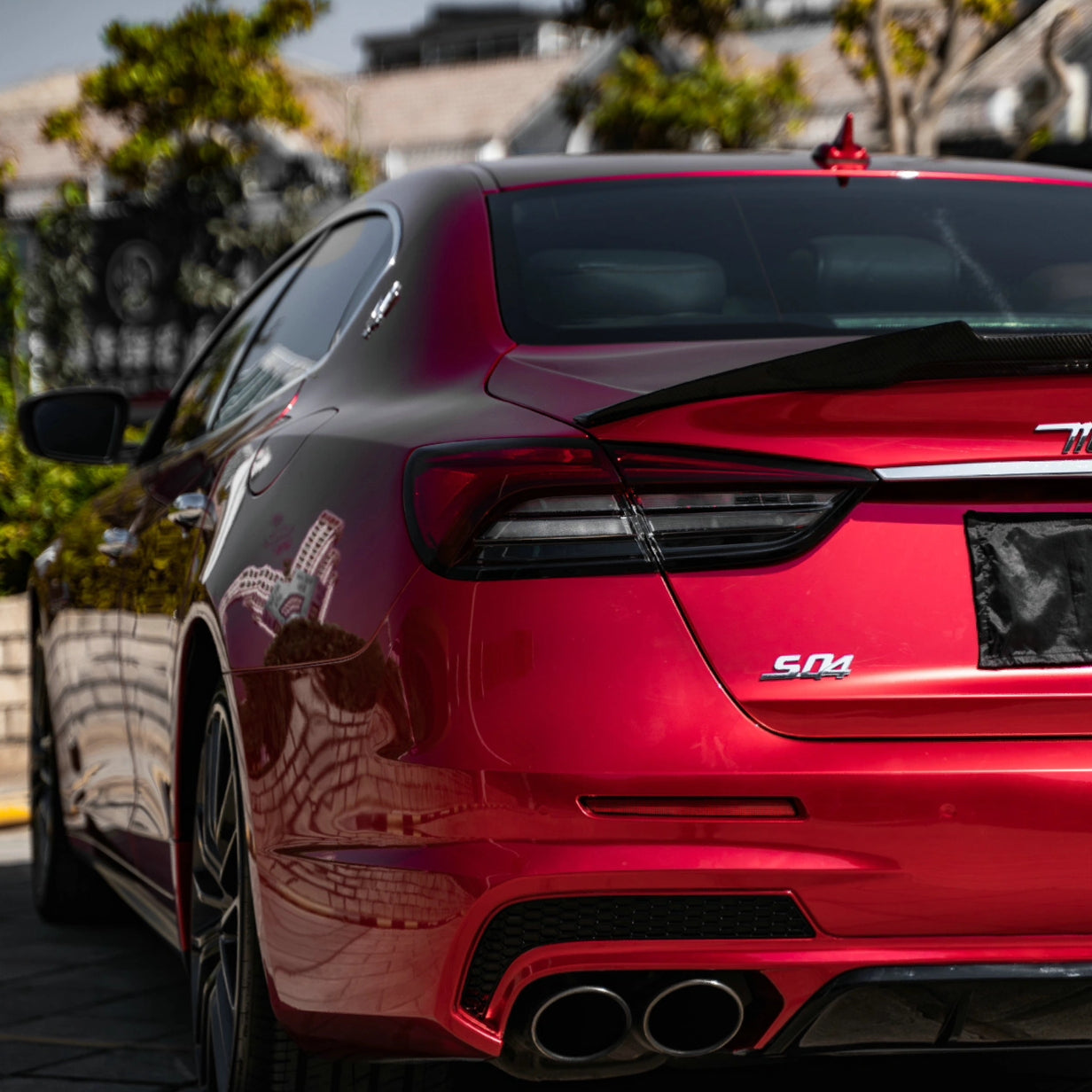 Glossy Pearl Red Vinyl Car Wrap