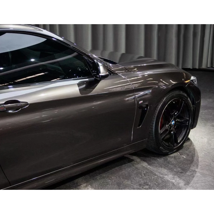 Gloss Metallic Gray Car Vinyl Wrap