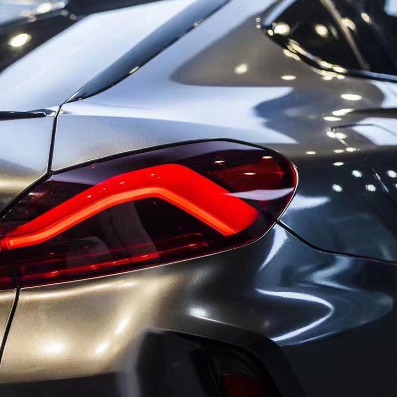 Glossy Metallic Silver Gray Vinyl Wrap