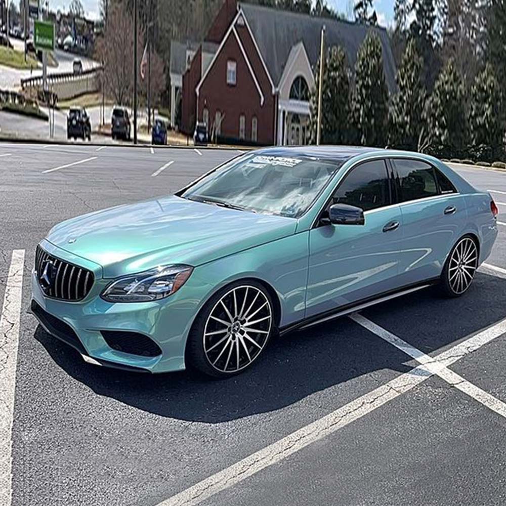Candy Metallic Magic Gray Green Vinyl Wrap