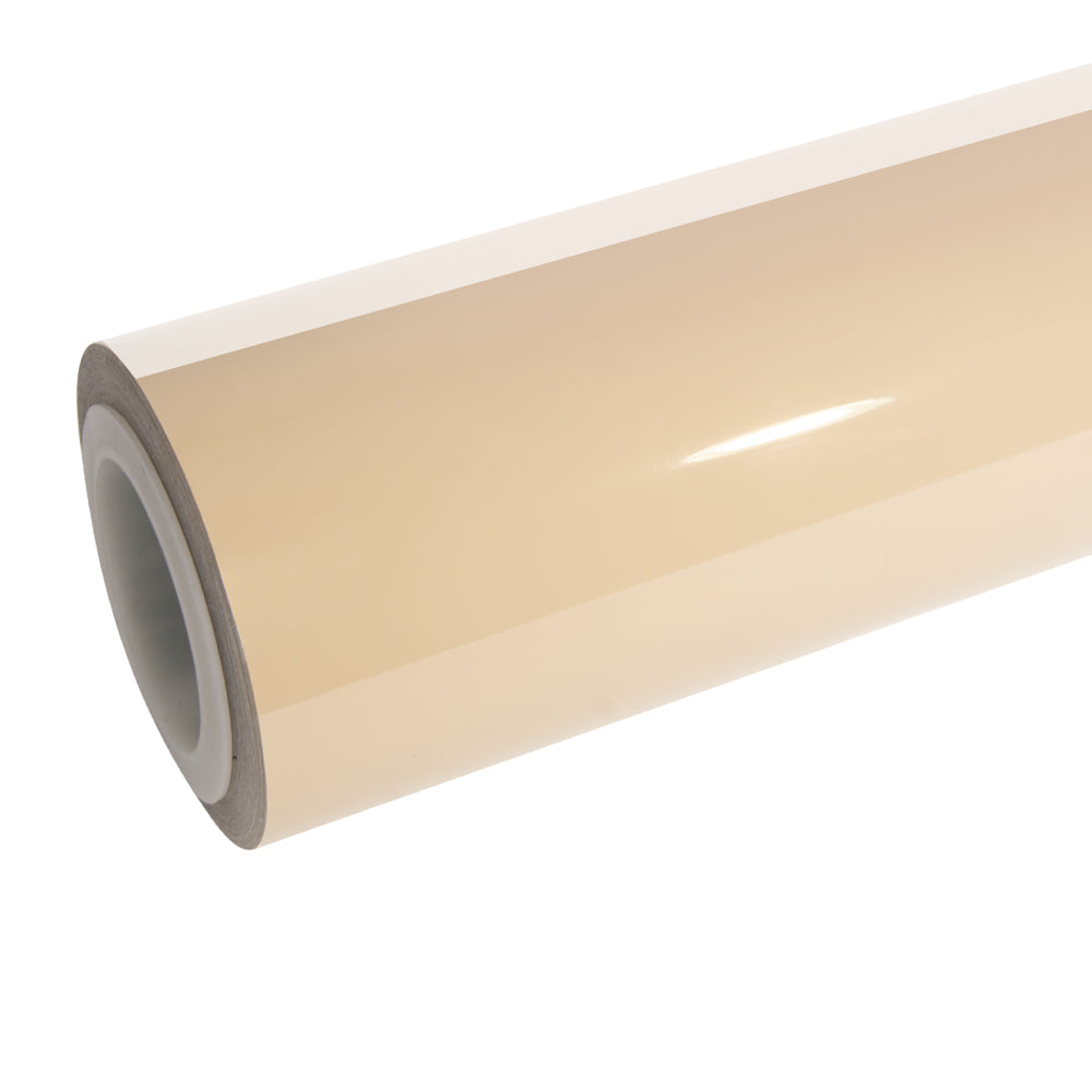 High Glossy Concord Buff Vinyl Wrap