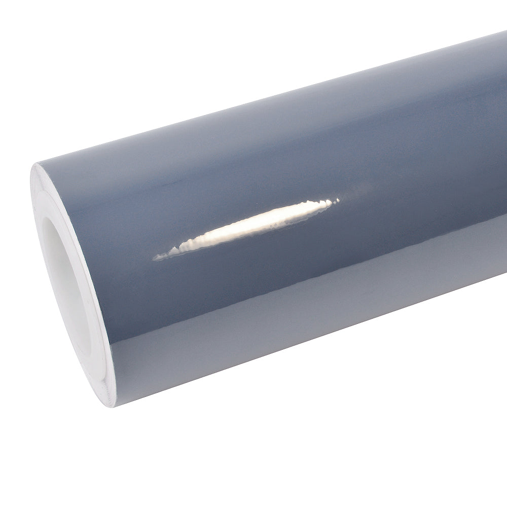 High Glossy Slate Gray Vinyl Wrap