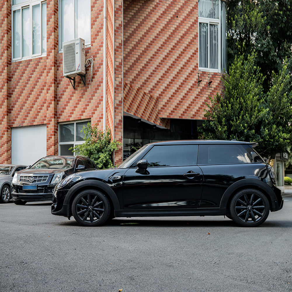 Glossy Metallic Metal Black.