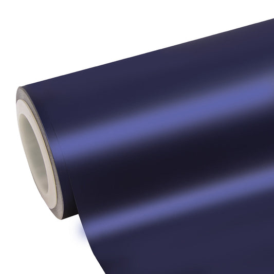 Satin Chrome Saint Patrick Blue Vinyl Wrap
