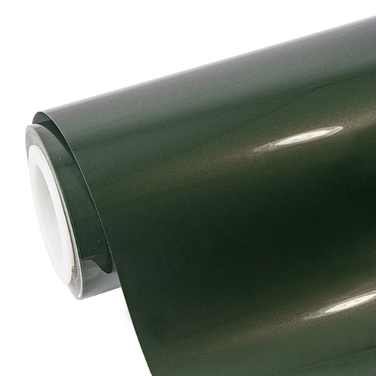 Glossy Metallic District Green Vinyl Wrap
