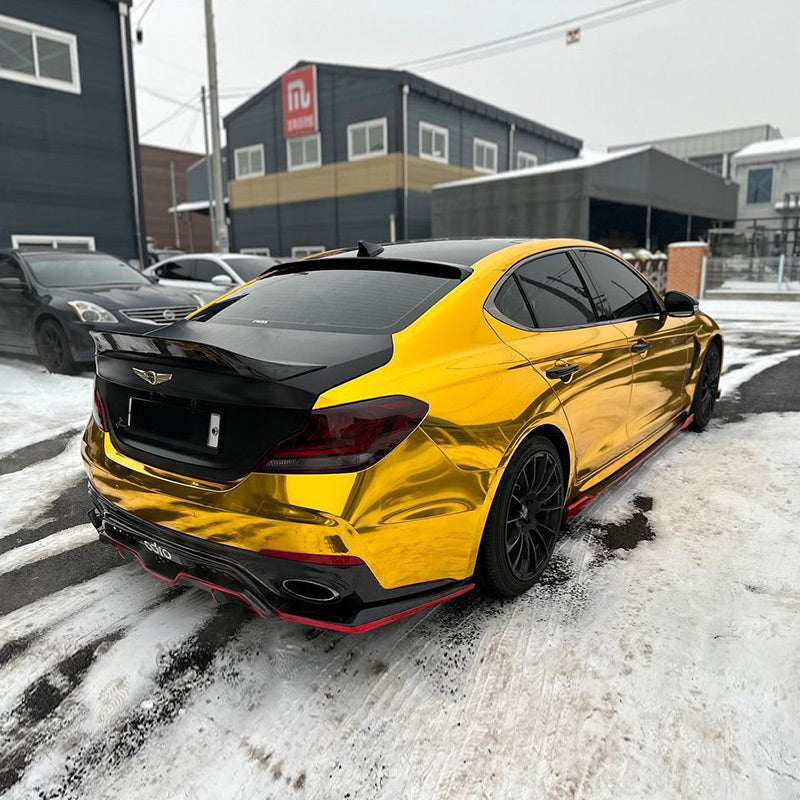 Mirror Chrome Gold Vinyl Wrap