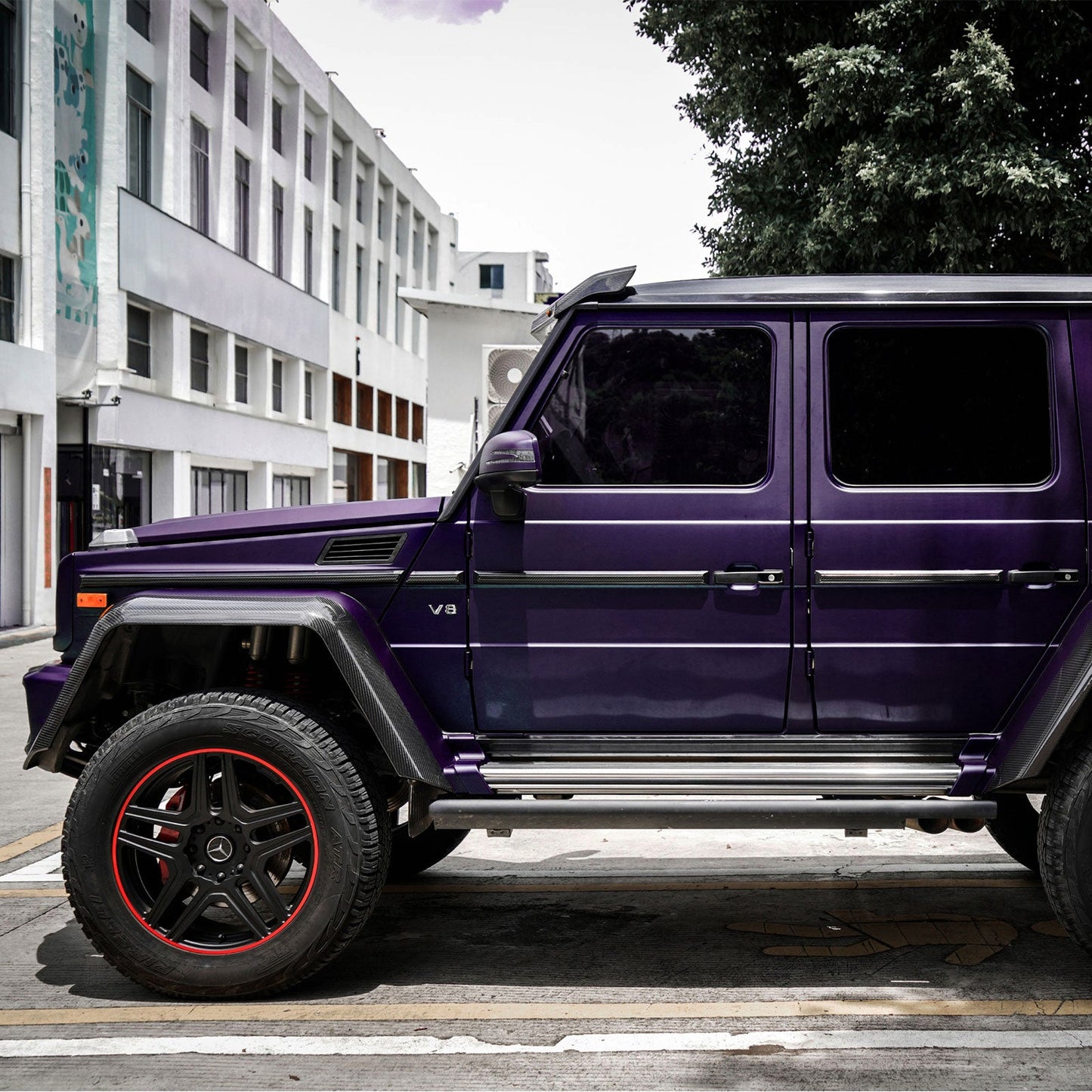 Matte Midnight Purple Color Paint Protection Film （PPF）