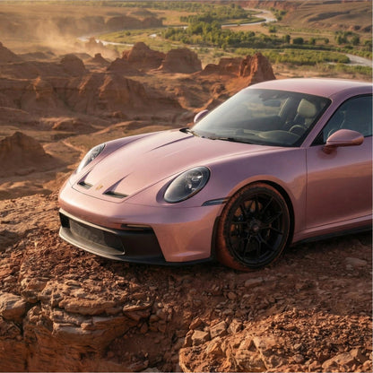Glossy Metallic Light Pink Pearl Vinyl Wrap