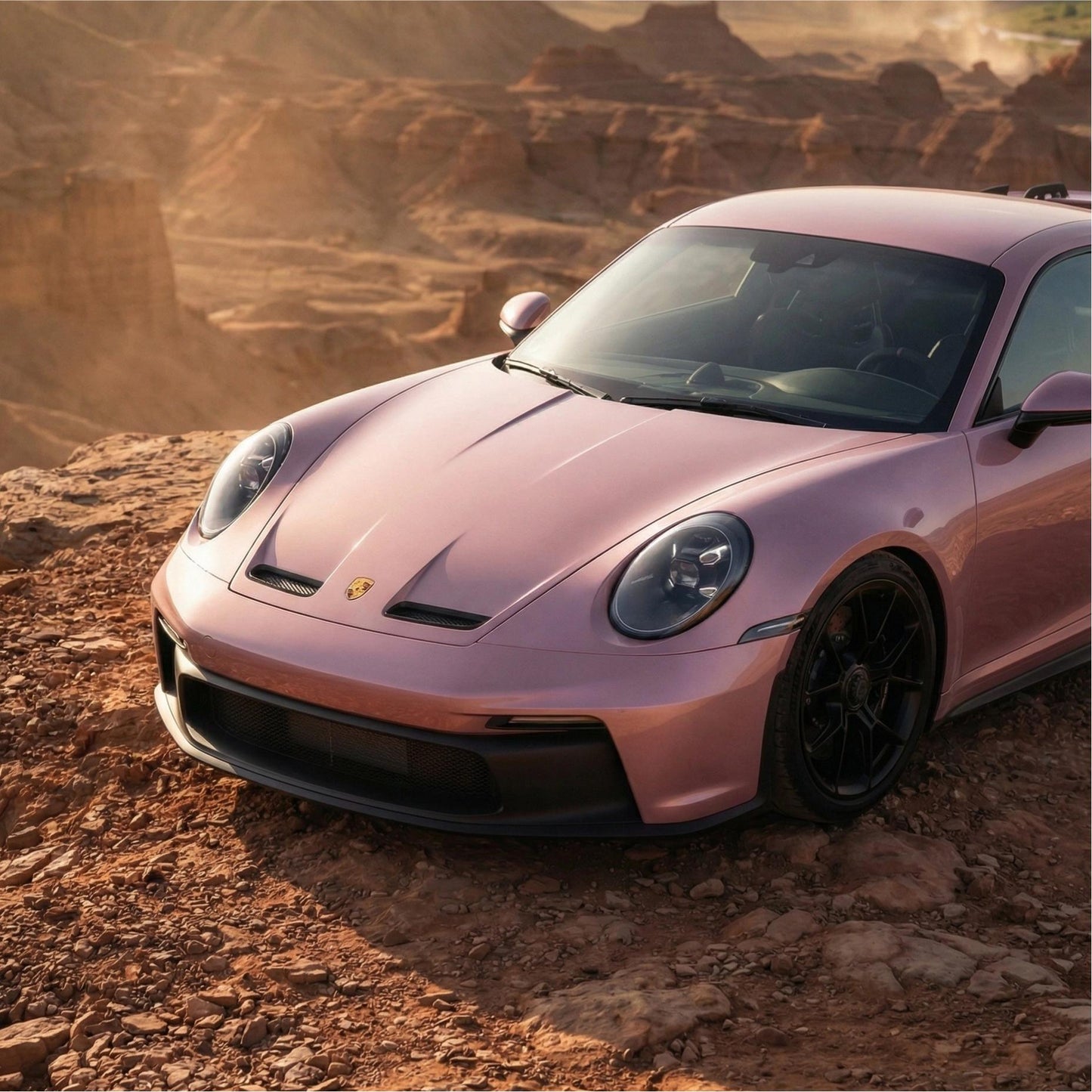 Glossy Metallic Light Pink Pearl Vinyl Wrap