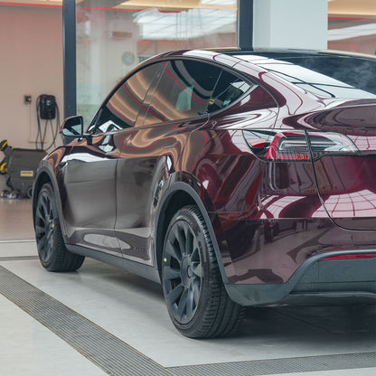 Glossy Metallic Black Rose Color Paint Protection Film (PPF)