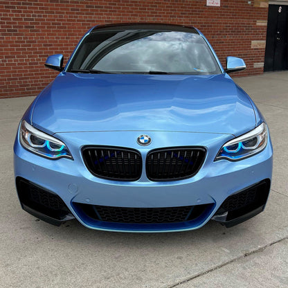 Glossy Metallic Silver Lake Blue Color Paint Protection Film（PPF）