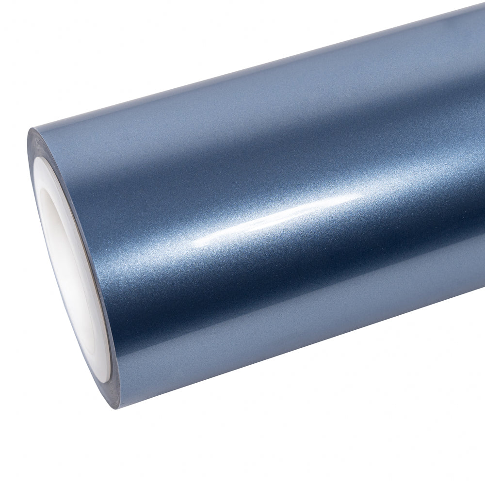 Glossy Metallic Silver Lake Blue Color Paint Protection Film（PPF）
