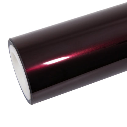Glossy Metallic Black Rose Color PPF Wet Application
