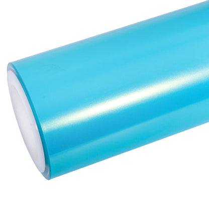 Candy Metallic Neon Ice Blue Color PPF Wet Application