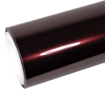 Glossy Metallic Black Rose Color Paint Protection Film (PPF)