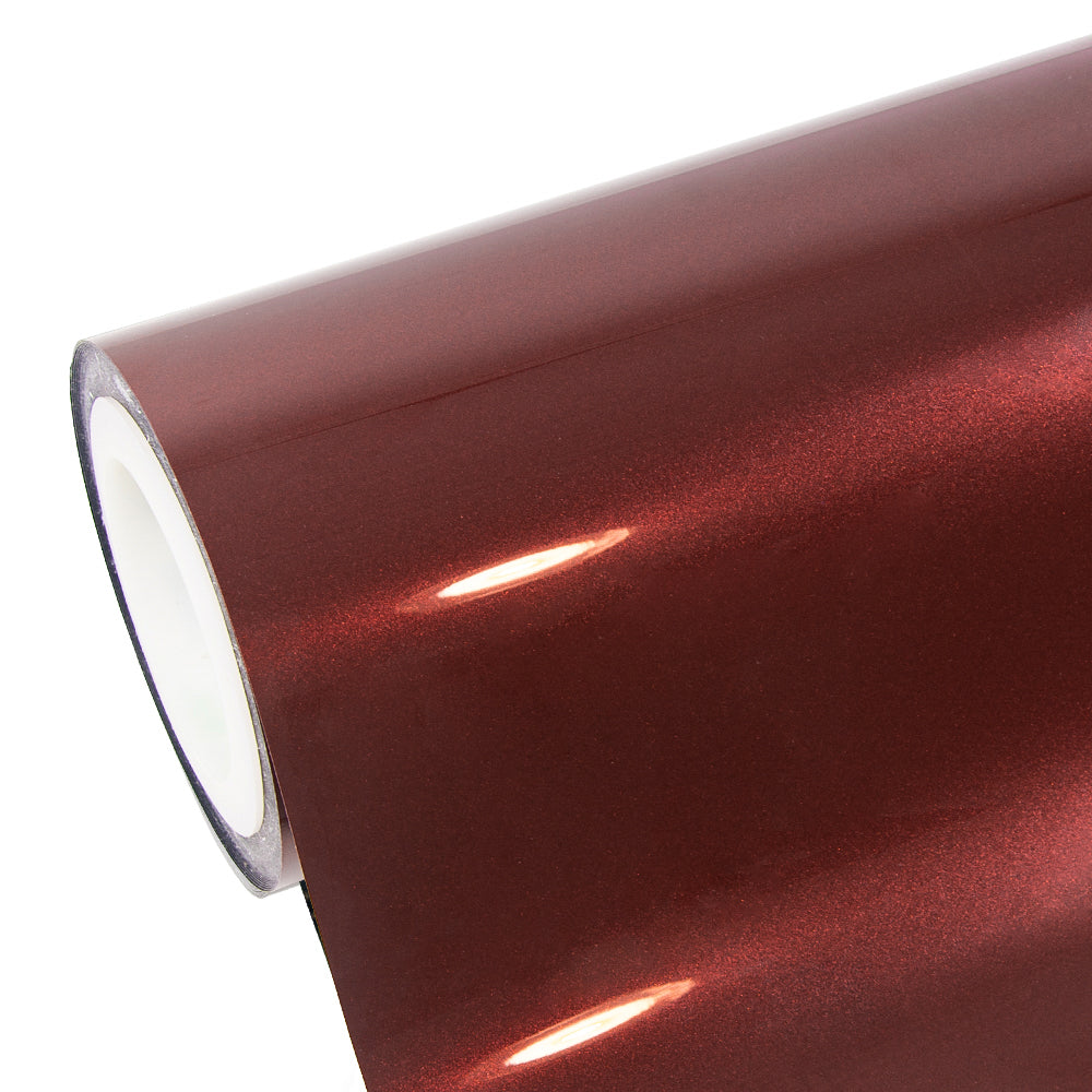 Glossy Metallic Cherry Red vinyl roll