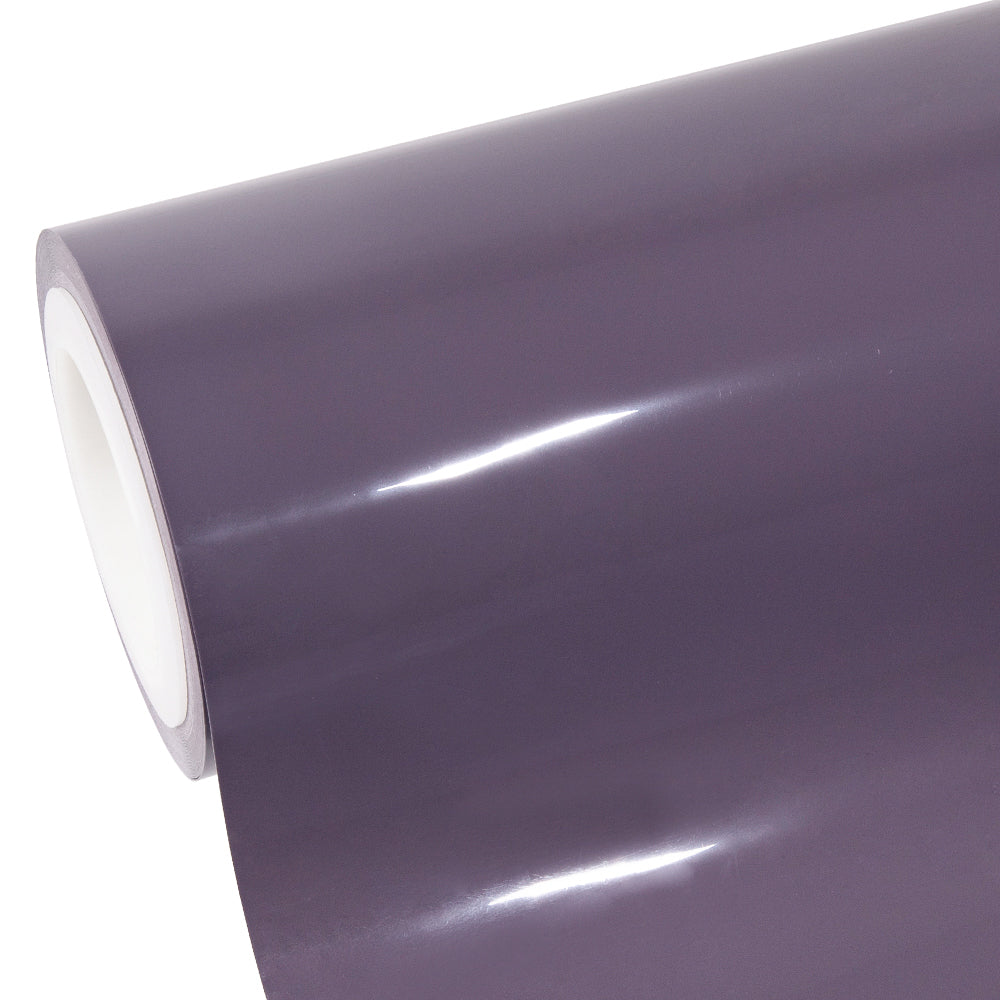 High Glossy Purplish Grey vinyl roll