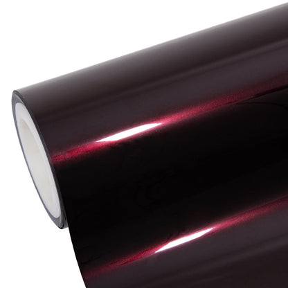 Glossy Metallic Black Rose Color PPF film roll wet application