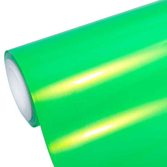 Candy Metallic Neon Green Color PPF roll wet application