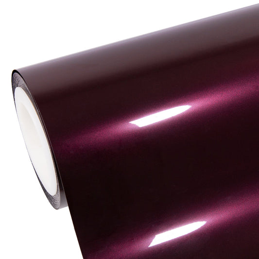 Glossy Metallic Plum Purple vinyl roll