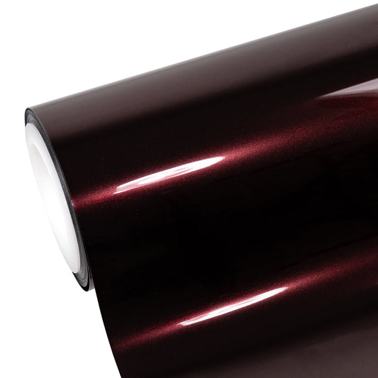 Glossy Metallic Black Rose Color Paint Protection Film (PPF)