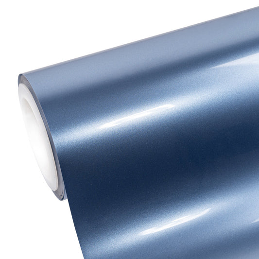 Glossy Metallic Silver Lake Blue Color Paint Protection Film（PPF）
