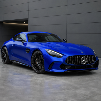 Glossy Metallic Pearl Blue Vinyl Wrap