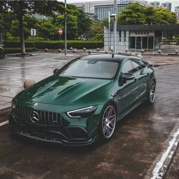 High Glossy Vintage Racing Green Vinyl Wrap