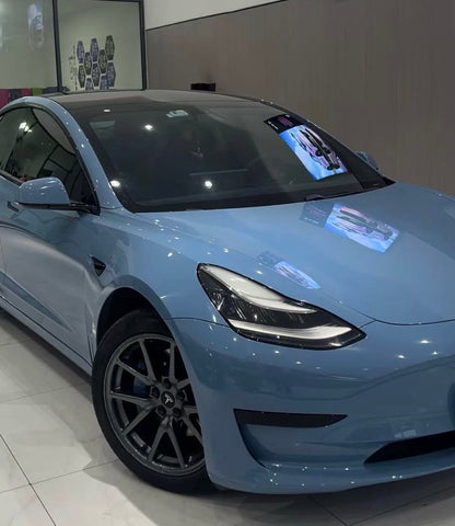 Ultra Gloss China Blue Color Paint Protection Film (PPF)