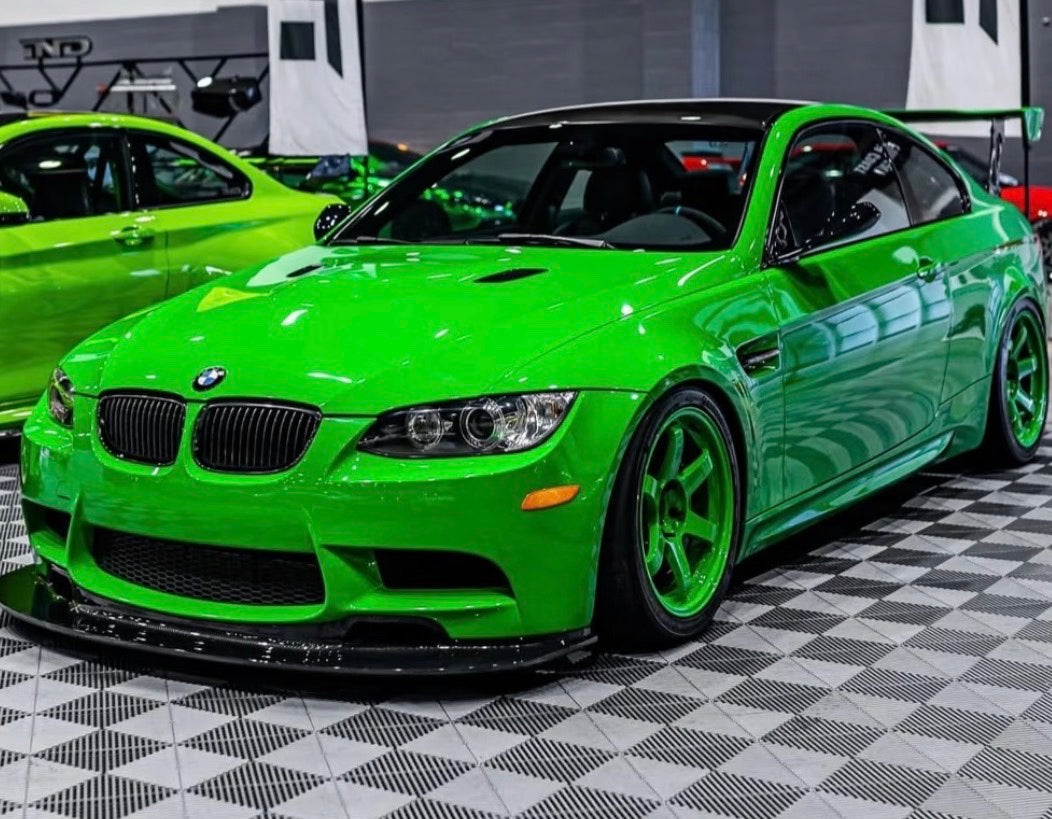 Candy Metallic Neon Green Color Paint Protection Film (Wet Installation)