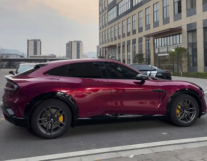 Glossy Metallic Rich Maroon Vinyl Wrap