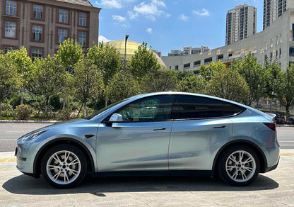 Glossy Metallic Silver Lake Blue Color Paint Protection Film（PPF）