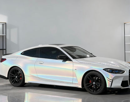 Rainbow Metallic Majestic White Color Paint Protection Film（PPF）