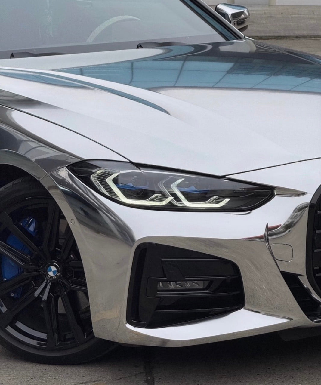 Mirror Chrome Silver Vinyl Wrap