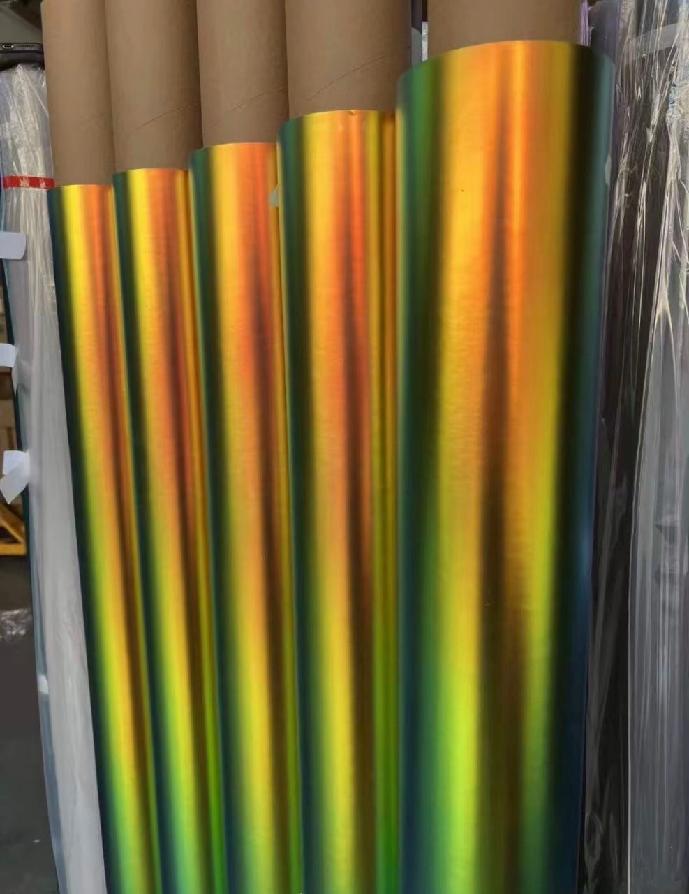 Opal Chrome Black Vinyl Wrap (Non-Stretchable)