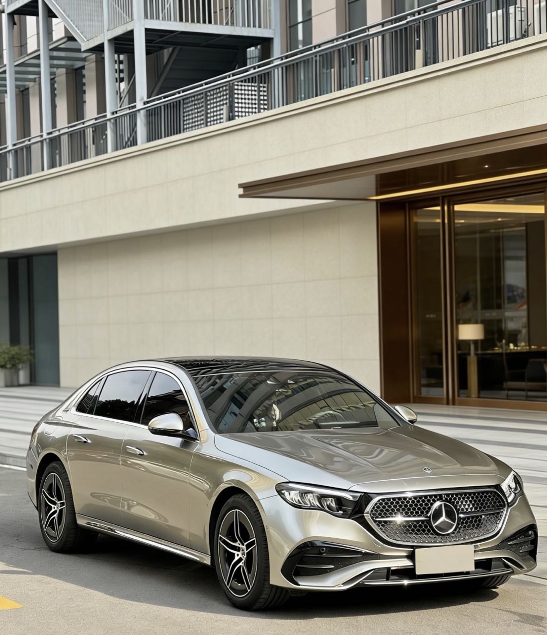 Glossy Metallic Glitter Champagne Vinyl Wrap