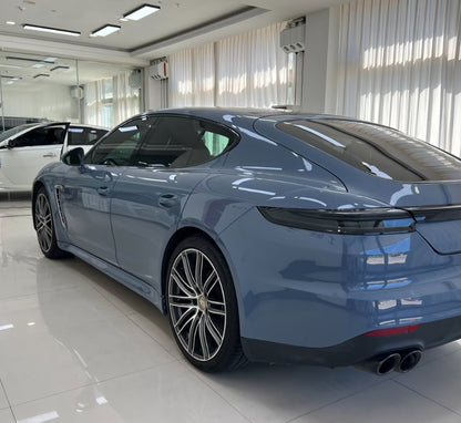 High Glossy Slate Gray Vinyl Wrap