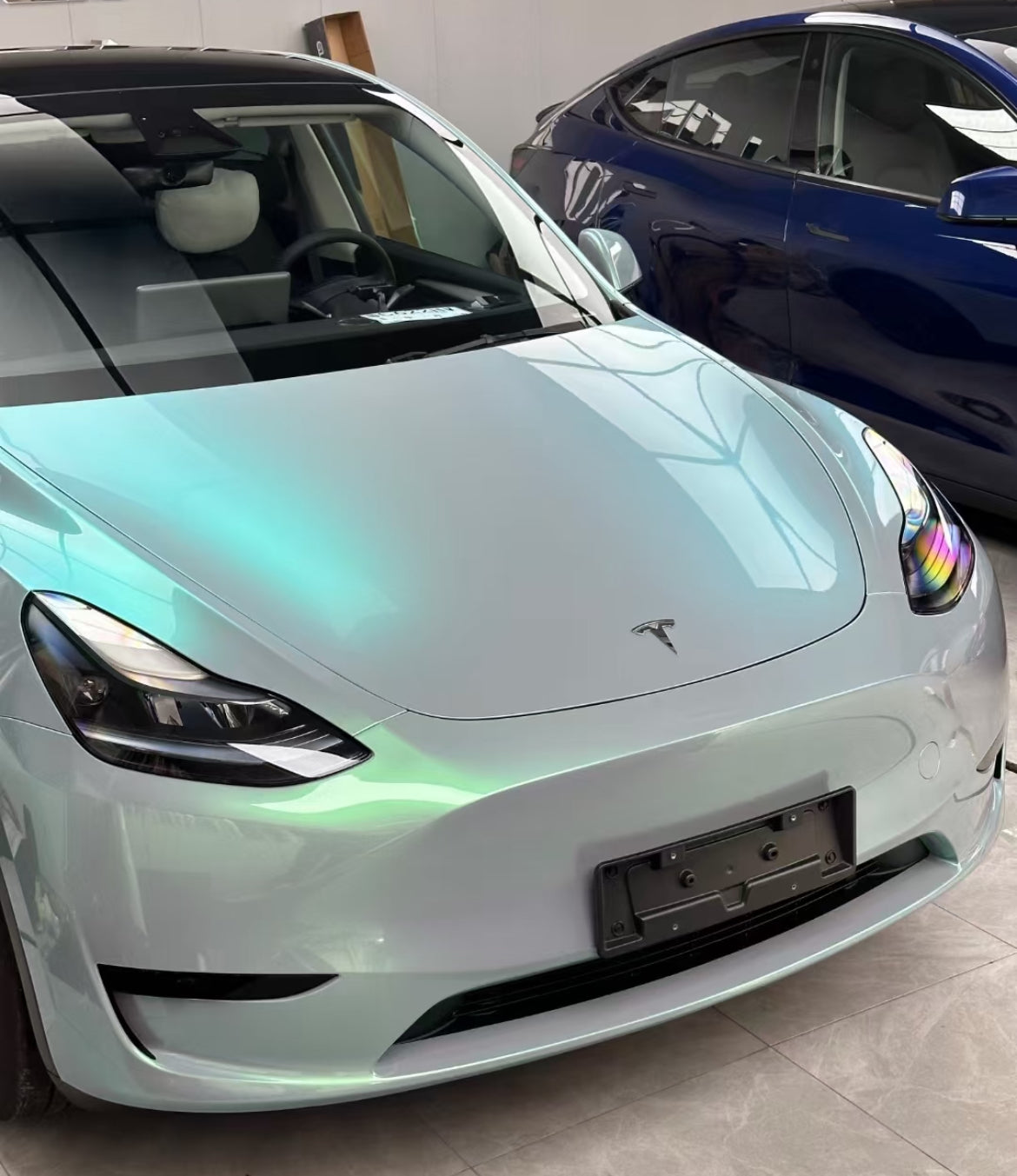 Glitter Metallic Star Ash Aurora Vinyl Wrap