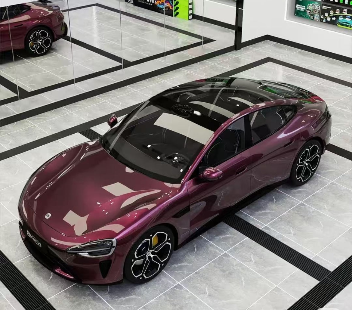 Glossy Metallic Victoria Violet Vinyl Wrap