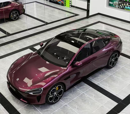 Glossy Metallic Victoria Violet Vinyl Wrap