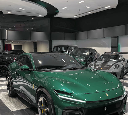 Glossy Metallic La Salle Green Vinyl Wrap