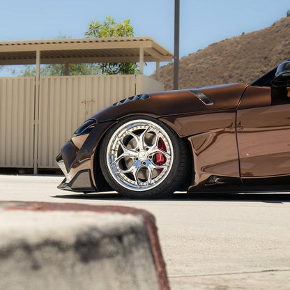 Glossy Metallic Mocha Brown Vinyl Wrap
