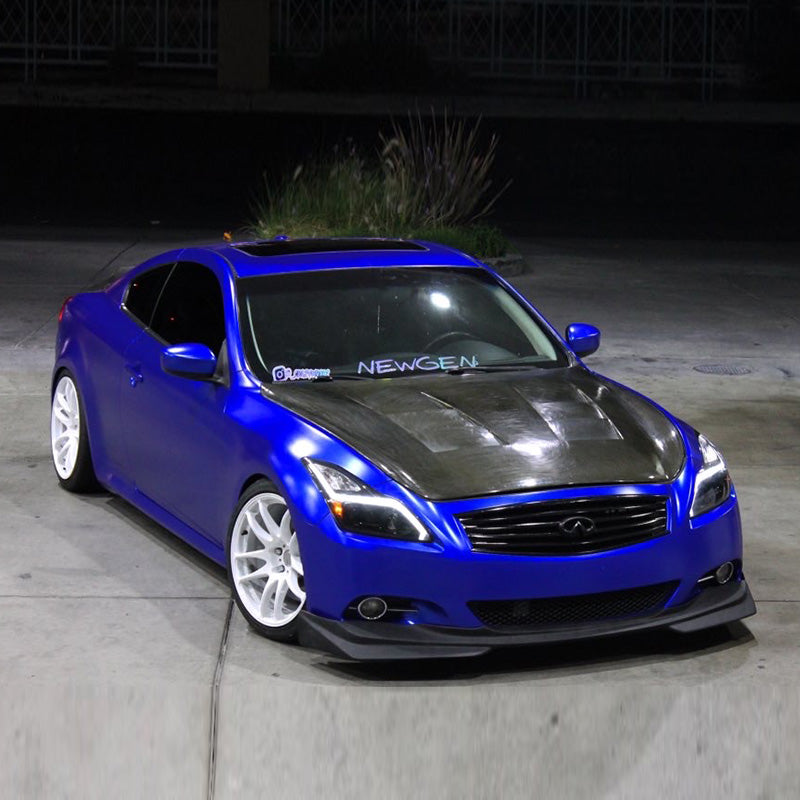 Satin Chrome Blue Vinyl Wrap