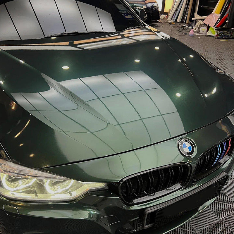 Glossy Metallic Gotland Green Vinyl Wrap