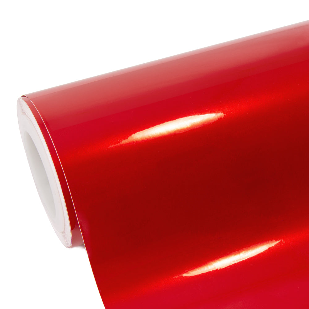 Metallic Red Glossy Metallic Crystal Red Vinyl Wrap – Velosin
