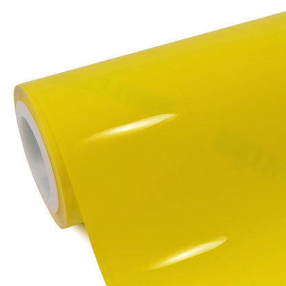 High Glossy Yellow Vinyl wrap