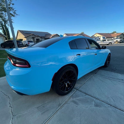 High Glossy Sky Blue Vinyl Wrap