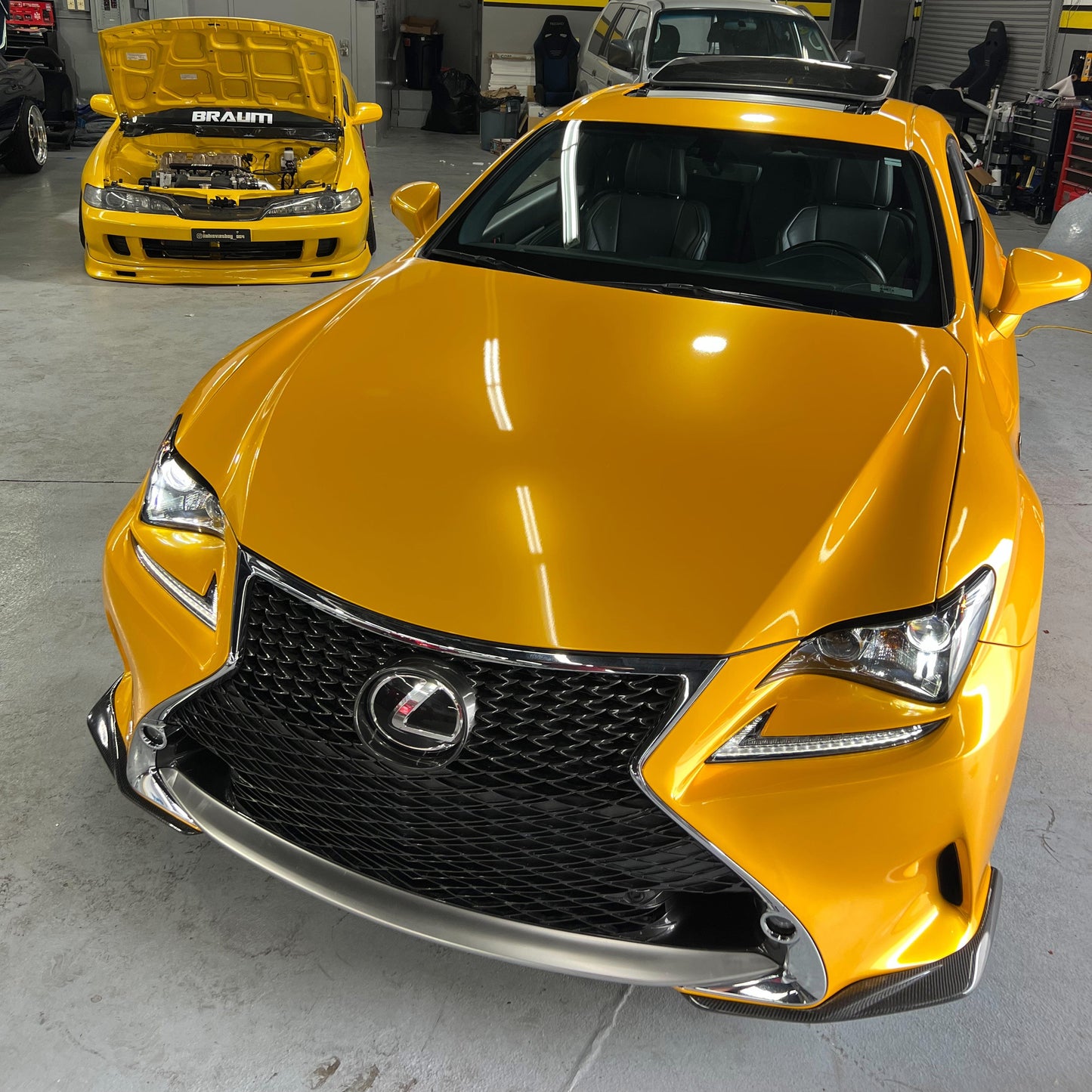 Glossy Metallic Golden Yellow Vinyl Wrap